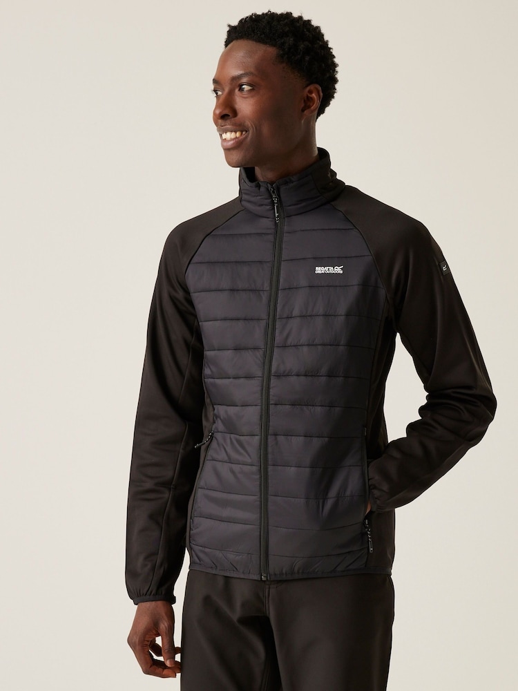 Regatta Black Clumber IV Hybrid Jacket - Image 1 of 8