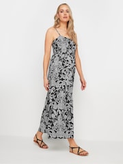 Long Tall Sally Black Paisley Print Strappy Maxi Dress - Image 1 of 5