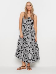 Long Tall Sally Black Paisley Print Strappy Maxi Dress - Image 2 of 5
