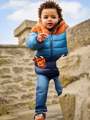JoJo Maman Bébé Gruffalo Brown The Gruffalo Puffer Jacket - Image 1 of 7