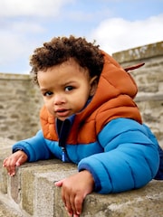 JoJo Maman Bébé Gruffalo Brown The Gruffalo Puffer Jacket - Image 3 of 7