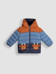 JoJo Maman Bébé Gruffalo Brown The Gruffalo Puffer Jacket - Image 5 of 7
