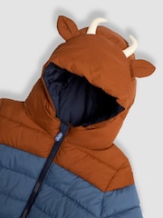 JoJo Maman Bébé Gruffalo Brown The Gruffalo Puffer Jacket - Image 7 of 7