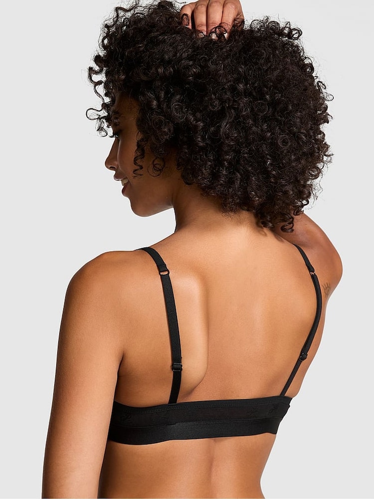 Victoria's Secret PINK Black Triangle Bralette - Image 2 of 3