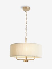 White Yale 3 Light Fitting Chandelier Ceiling Light - Image 5 of 5