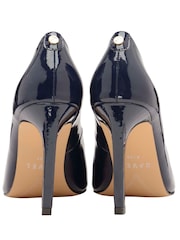 Ravel Blue Stiletto Heel Patent Court Shoes - Image 3 of 4