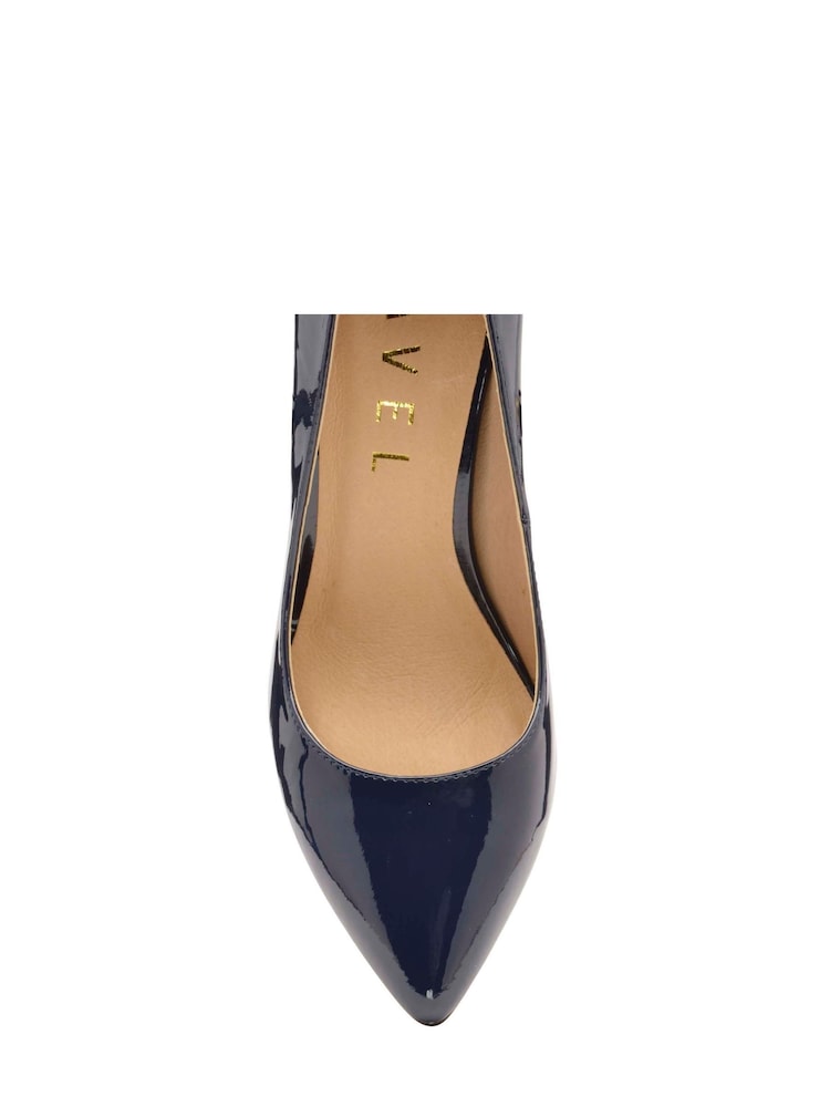Ravel Blue Stiletto Heel Patent Court Shoes - Image 4 of 4 Ravel Blue Stiletto Heel Patent Court Shoes - Image 4 of 4
