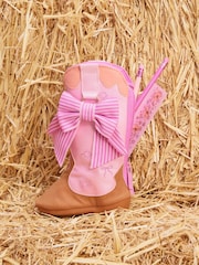 Smiggle Pink Wildflower Cowboy Boot Pencil Case - Image 3 of 3