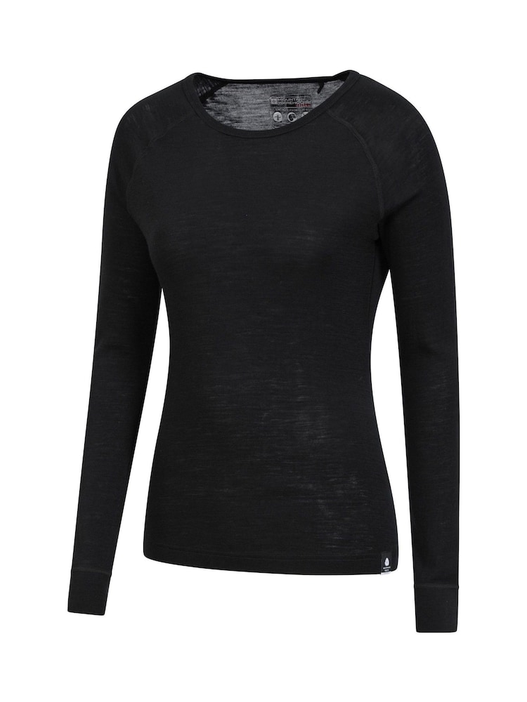 Mountain Warehouse Black Womens Merino II Thermal Top - Image 3 of 5