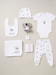 Rock-A-Bye Baby Boutique Pink 100% Cotton Print Gift Set 10 Piece - Image 1 of 6