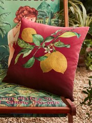 Joe Browns Green Lady Absinthe Reversible Garden Cushion - Image 2 of 4