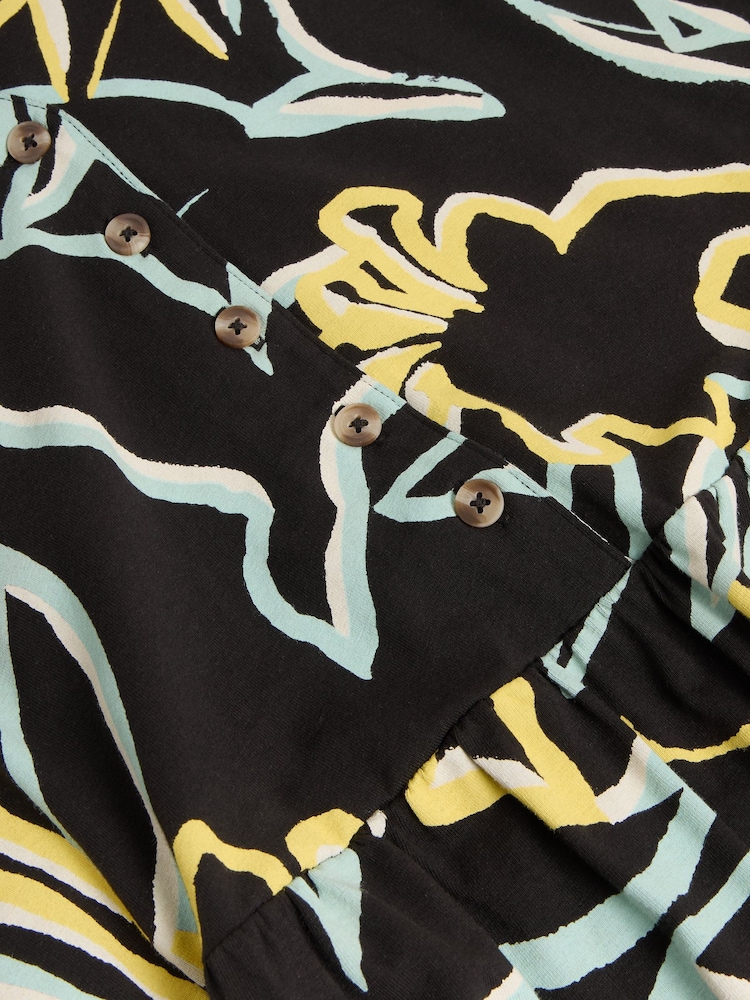 White Stuff Black Jersey Sonia Maxi Dress - Image 7 of 7