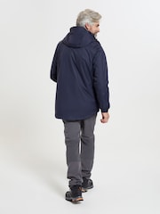Mountain Warehouse Dark Blue Mens Bracken Extreme 3 In 1 Waterproof Jacket - Image 2 of 5