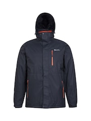 Mountain Warehouse Dark Blue Mens Bracken Extreme 3 In 1 Waterproof Jacket - Image 3 of 5