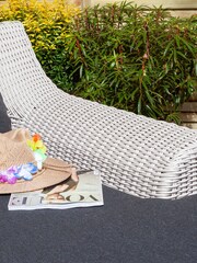 Rowlinson Grey Prestbury Garden Twin Sun Lounger - Image 3 of 6