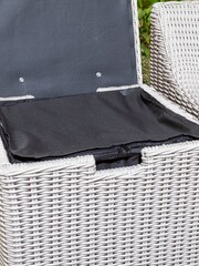 Rowlinson Grey Prestbury Garden Twin Sun Lounger - Image 5 of 6