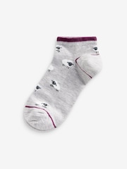 Black/White Sheep Trainer Socks 5 Pack - Image 3 of 6