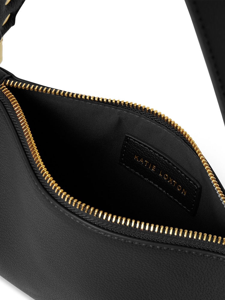 Katie Loxton Black Reya Small Shoulder Bag - Image 4 of 4