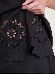 Monsoon Black Cutwork Cara Top - Image 3 of 5