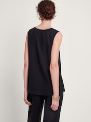 Monsoon Black Cutwork Cara Top - Image 4 of 5
