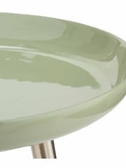 Pacific Sage Green Seline Enamelled Table with Gold Legs - Image 7 of 7