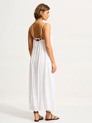 Seafolly Broderie White Maxi Dress - Image 4 of 5