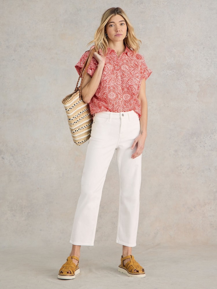 White Stuff Blake Straight Crop Jeans - Image 1 of 7