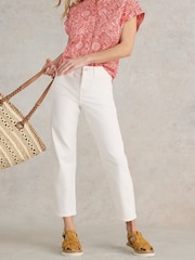 White Stuff Blake Straight Crop Jeans - Image 3 of 7