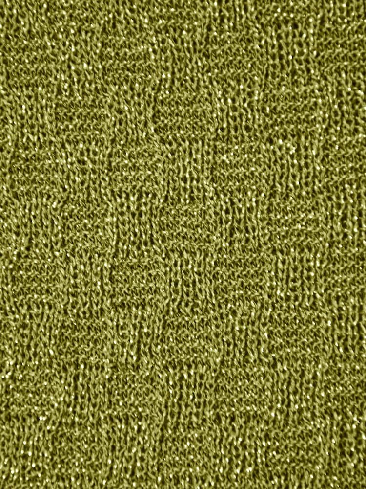 Ro&Zo Green Sheer Metallic Knit Swing Top - Image 8 of 8