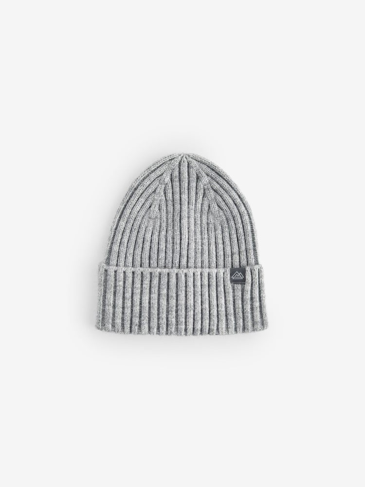 Black/Navy/Grey Knitted Beanies 3 Pack (1-16yrs) - Image 2 of 5