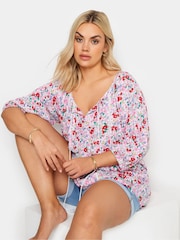 Yours Curve White Boho Top - Image 1 of 4