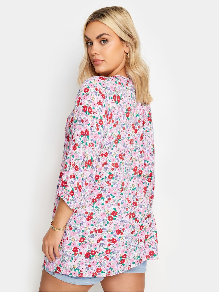 Yours Curve White Boho Top - Image 3 of 4