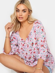 Yours Curve White Boho Top - Image 4 of 4