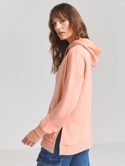 Simply Be Pink Longline Hooded Tunic - Image 2 of 4