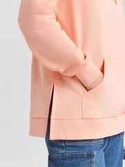 Simply Be Pink Longline Hooded Tunic - Image 4 of 4