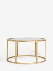 Lipsy Marble and Gold Effect Frame Coffee Table - Image 3 of 5