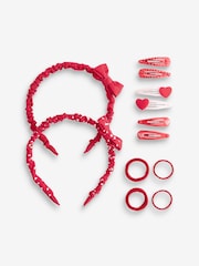 Red Back to School Hair Set - Image 1 of 3
