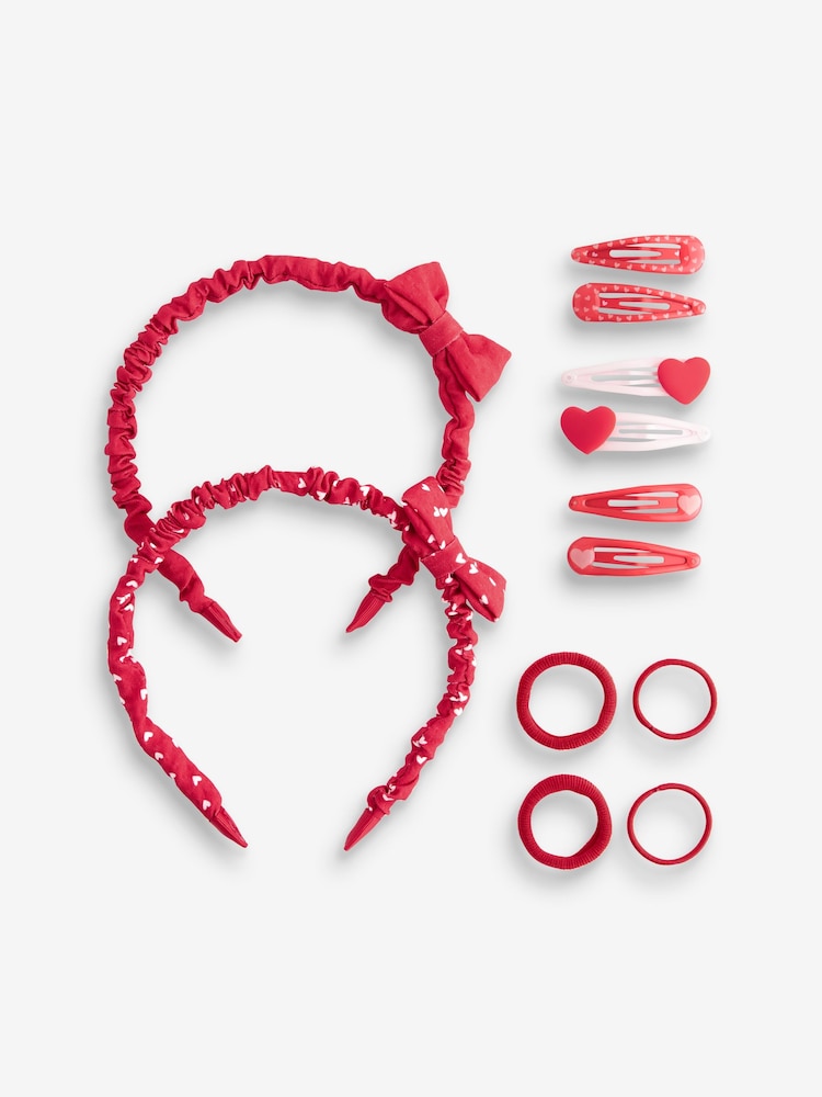 Red Back to School Hair Set - Image 1 of 3