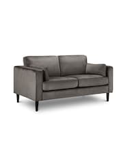 Julian Bowen Grey Velvet Hayward Medium 2 Seater Sofa - Image 2 of 3