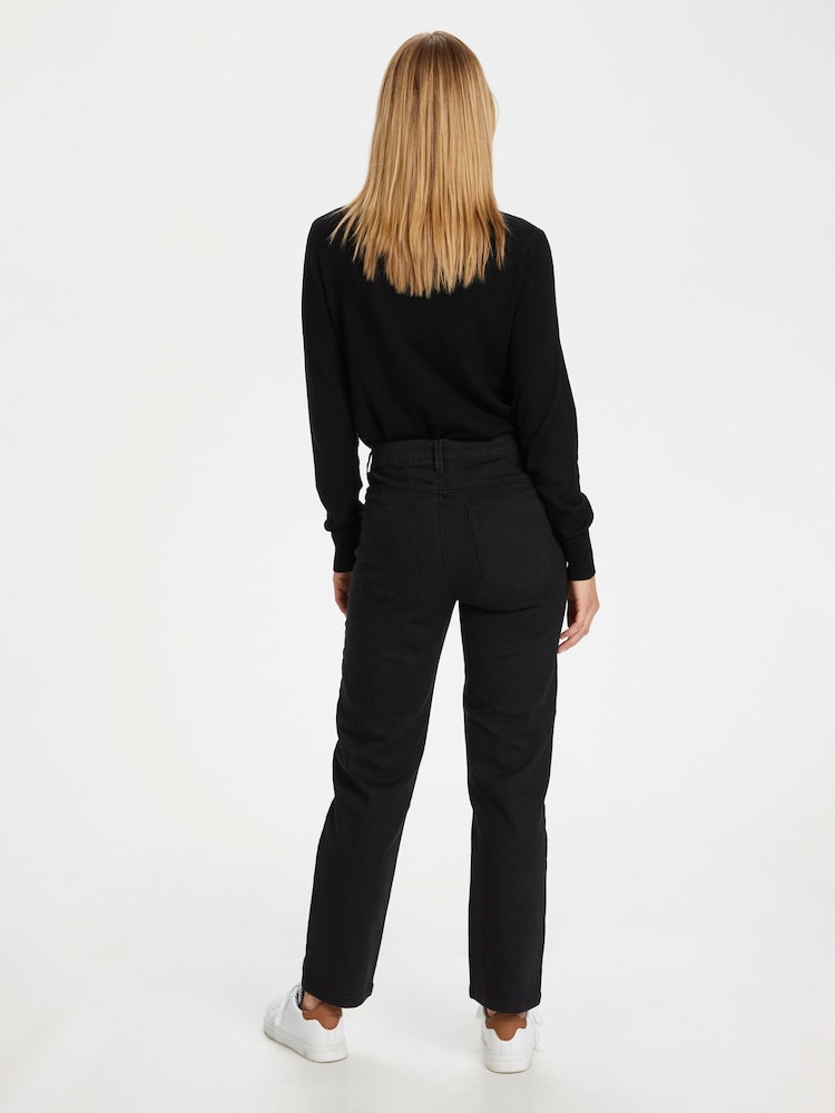 Kaffe Astrid Long Sleeve Regular Fit Roll Neck Jumper - Image 2 of 7