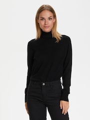 Kaffe Astrid Long Sleeve Regular Fit Roll Neck Jumper - Image 3 of 7