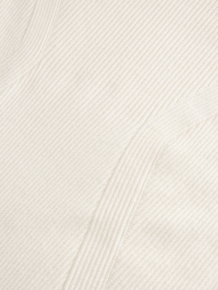 White Maternity Knitted Dress - Image 6 of 6