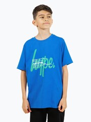 Hype. Boys Green Double 100% Cotton T-Shirt - Image 3 of 5