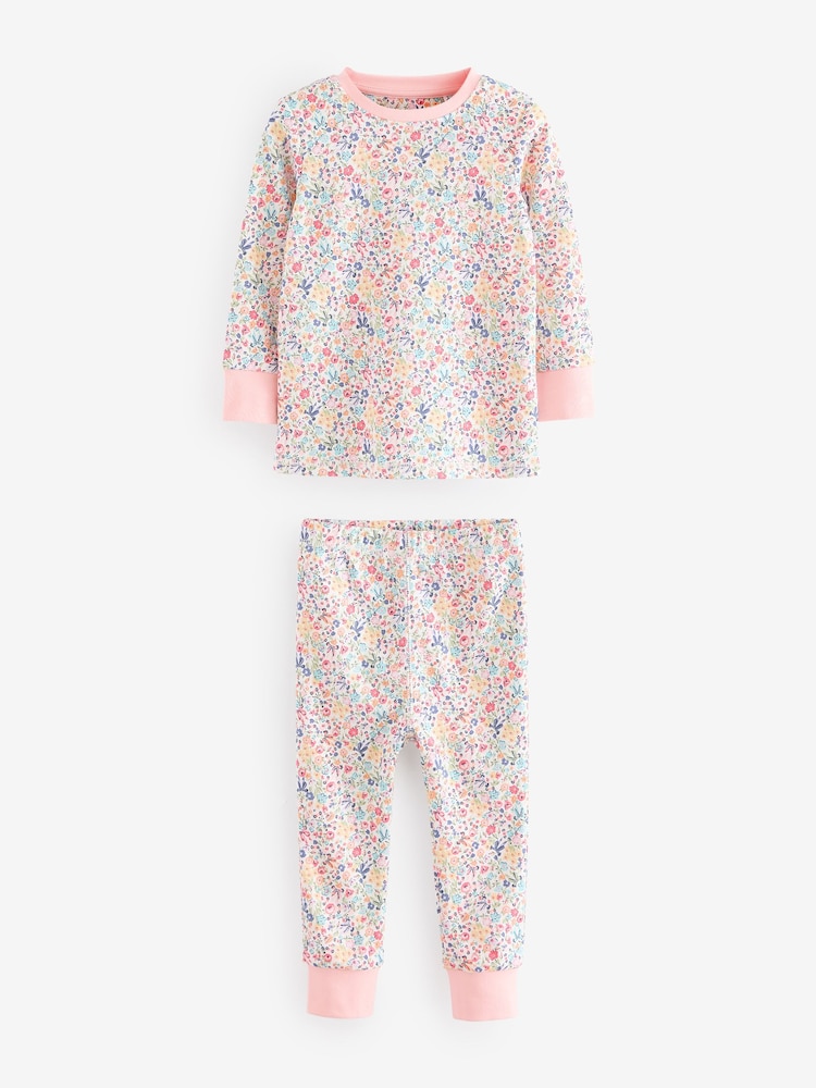 Multi Snuggle Pyjamas 3 Pack - Image 3 of 9