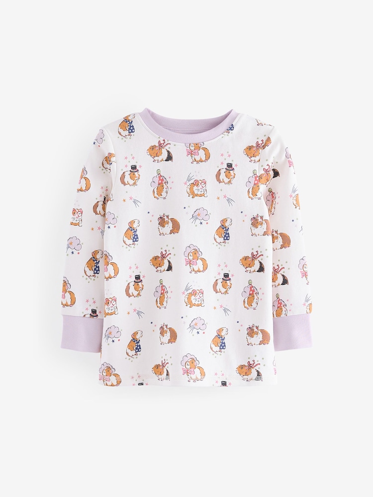Multi Snuggle Pyjamas 3 Pack - Image 5 of 9