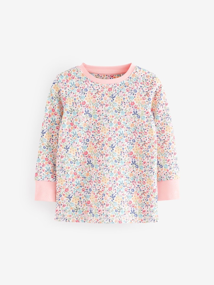Multi Snuggle Pyjamas 3 Pack - Image 6 of 9