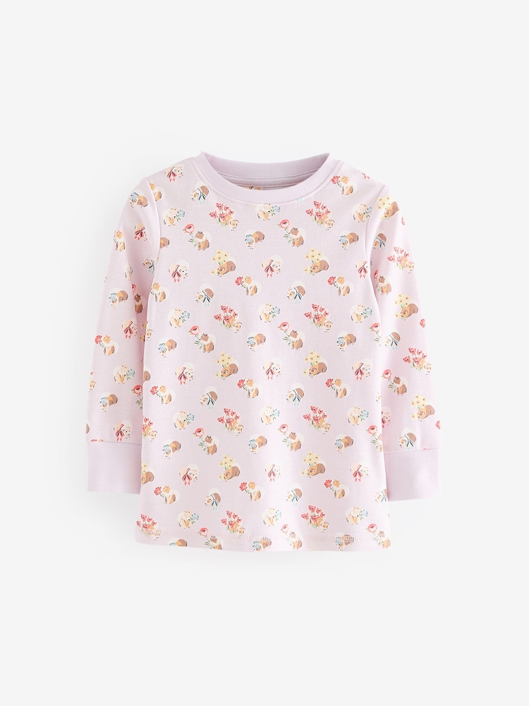 Multi Snuggle Pyjamas 3 Pack - Image 7 of 9