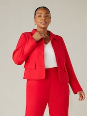 Live Unlimited Red Curve Short Tailored Jacket - Image 2 of 7