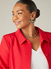 Live Unlimited Red Curve Short Tailored Jacket - Image 3 of 7