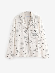 Never Fully Dressed Cream Button Through Pyjamas - Image 6 of 8